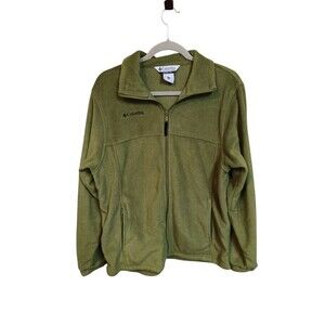 Columbia Boys Green Fleece Jacket Size 18/20